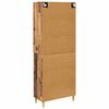 vidaXL Haut Armoire Bois Ancien 69,5 x 34 x 180 cm
