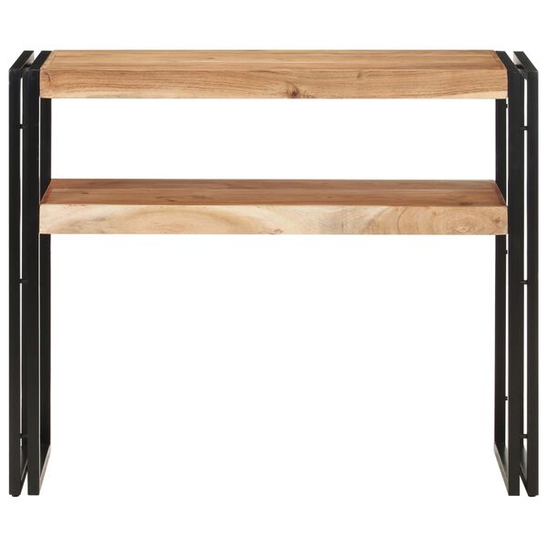 vidaXL Table console 90x30x75 cm Bois d'acacia massif