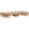 vidaXL Ensemble de canap&eacute;s d'ext&eacute;rieur 11 pcs Naturel