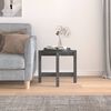 vidaXL Table basse Gris &Oslash; 52,5x45 cm Bois massif de pin