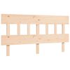 vidaXL Cadre de lit sans matelas 160x200 cm bois massif
