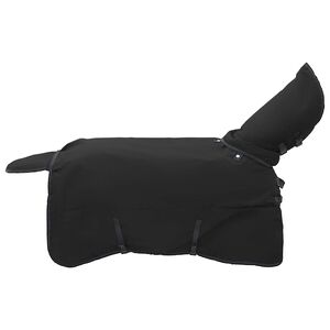 vidaXL Couverture &Eacute;quine Noir complet 75 cm Polyester