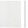 vidaXL Écrans d'intimité de jardin 4 pcs PVC 35x0,19 m Blanc
