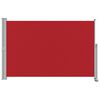 vidaXL Auvent lat&eacute;ral r&eacute;tractable de patio 160x300 cm Rouge