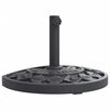 vidaXL Base de parasol pour m&acirc;ts &Oslash;38 / 48 mm 9 kg demi-rond