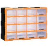 vidaXL Organisateur multi-tiroirs avec 16 tiroirs centraux 52x16x37 cm