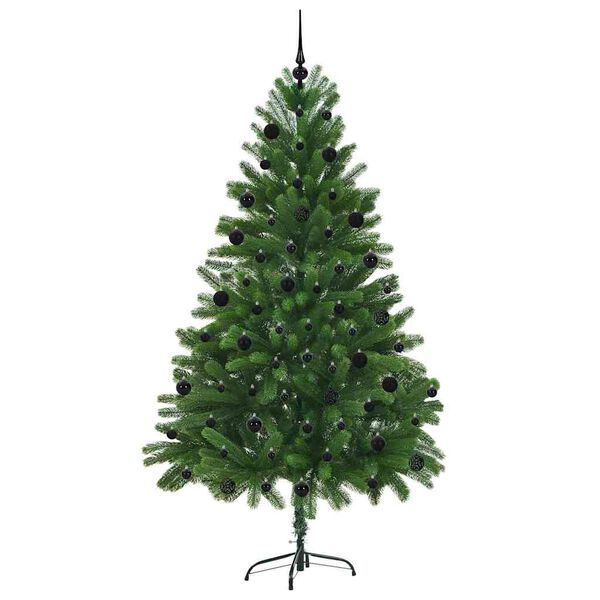 vidaXL Sapin de No&euml;l avec 300 LED avec support Vert 210 cm PE