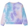 Sweatshirt pour enfants multicolore 104