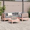 vidaXL Salon de jardin 5 pcs et coussins bois massif sapin de douglas