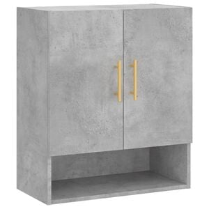 vidaXL Armoire murale gris b&eacute;ton 60x31x70 cm bois d'ing&eacute;nierie