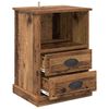 vidaXL Cabinet de chevet Bois ancien 43 x 36 x 60 cm Bois d'ingénierie