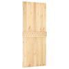 vidaXL Porte NARVIK Naturel 85 x 210 cm Bois de pin massif