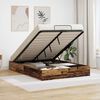 vidaXL Cadre de lit ottoman Bois ancien 193 x 120 x 25 cm