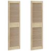 vidaXL Porte de Cabinet 2 pi&egrave;ces Naturel 140,5 x 2,1 x 39,5 cm