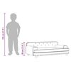vidaXL Canap&eacute; pour enfants gris fonc&eacute; 90x53x30 cm velours