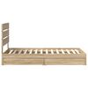 vidaXL Lit de Rangement Ch&ecirc;ne Sonoma 90 x 200 cm Bois d'ing&eacute;nierie