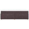 vidaXL Sommier &agrave; lattes de lit avec matelas Marron fonc&eacute; 100x200 cm