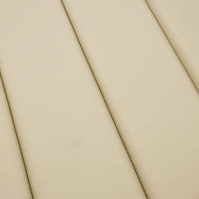 vidaXL Coussin de chaise longue beige 200x60x3 cm tissu oxford