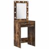 vidaXL Table de Toilette avec tiroir 2 pcs Marron 50 x 41 x 135 cm