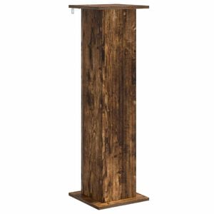 vidaXL Support de Plante Ch&ecirc;ne fum&eacute; 30,5 x 30 x 100,5 cm
