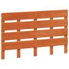 vidaXL T&ecirc;te de lit cire marron 120 cm bois massif de pin
