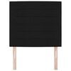 vidaXL T&ecirc;te de lit avec t&ecirc;te de lit Noir 100 cm Cuir synth&eacute;tique