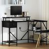 vidaXL Bureau Chêne noir 120 x 79 x 86,5 cm Bois d'ingénierie