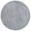 vidaXL Tapis shaggy &agrave; poils longs NAVARRA gris clair 120x120 cm