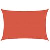 vidaXL Voile d'ombrage 160g/m² rectangulaire terre cuite 3,5x4,5m PEHD