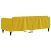 vidaXL Lit de repos sans matelas jaune 90x200 cm velours