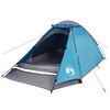 vidaXL Tente de camping à dôme 4 personnes bleu imperméable