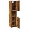 vidaXL Armoire de salle de bain suspendue vieux bois bois d'ing&eacute;nierie