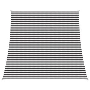 vidaXL Voile d'ombre 4 / 5 x 4 m HDPE Rectangulaire Anthracite et blanc