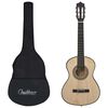 vidaXL Guitare classique avec sac pour d&eacute;butants et enfants 1/2 34"
