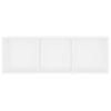 vidaXL Meubles TV 4 pcs Blanc 107x35x37 cm Bois d'ingénierie