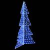 vidaXL Sapin de Noël avec 240 LED Bleu 180 cm Acrylique
