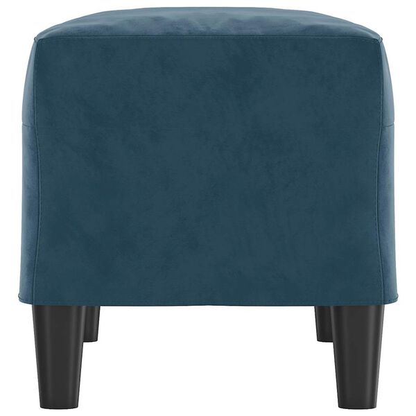 vidaXL Banc Bleu 70x35x41 cm Velours