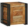 vidaXL Bo&icirc;te de rangement 40 x 40 x 40 cm Bois d'Acacia Massif