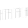 vidaXL Panneau de cl&ocirc;ture de jardin 12 pc 100 x 30 cm Acier galvanis&eacute;