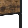 vidaXL Cadre de lit sans matelas ch&ecirc;ne fum&eacute; 120x190 cm bois ing&eacute;nierie