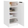 vidaXL Armoire &agrave; chaussures Blanc 30x35x70 cm Bois d'ing&eacute;nierie