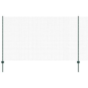 vidaXL Cl&ocirc;ture en fil soud&eacute; avec poteau 10 x 1,4 m (L x H)
