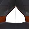 vidaXL Tente familiale tipi 8 personnes gris et orange imperméable