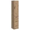 vidaXL Ensemble de Meubles 2 pc 33 x 34,5 x 87 cm Bois d'ing&eacute;nierie