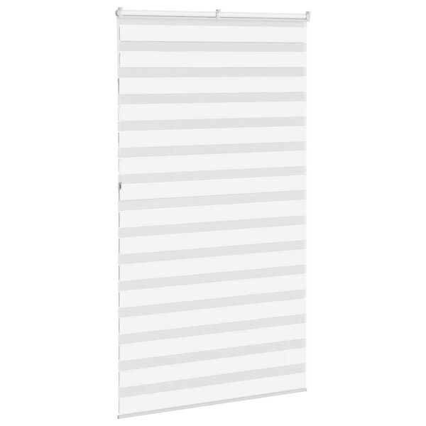 vidaXL Store z&egrave;bre blanc 120x230 cm largeur du tissu 115,9cm polyester
