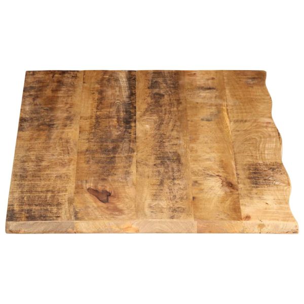 vidaXL Dessus de table 120x60x3,8cm bord vif bois massif manguier brut