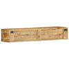 VidaXL Meuble TV mural 100x30x19 cm bois massif de manguier brut