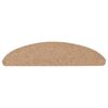 vidaXL Tapis d'escalier auto-adhésifs 10 pcs beige 56x17x3 cm