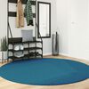 vidaXL Tapis OVIEDO &agrave; poils courts turquoise &Oslash; 200 cm