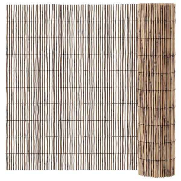 vidaXL Cl&ocirc;ture en Roseau Naturel 400 x 160 cm Roseau